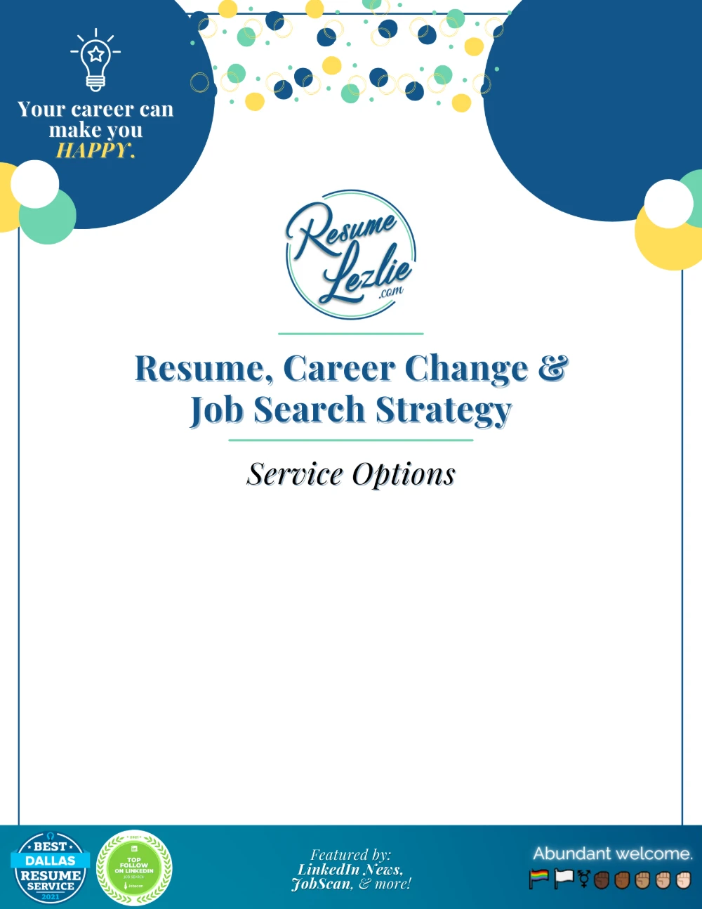 Client message praising Resume Lezlie