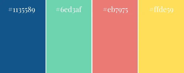 The Resume Lezlie brand color palette